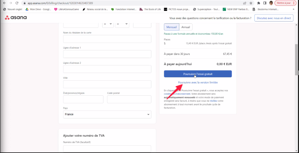 Quitter un trial sans payer