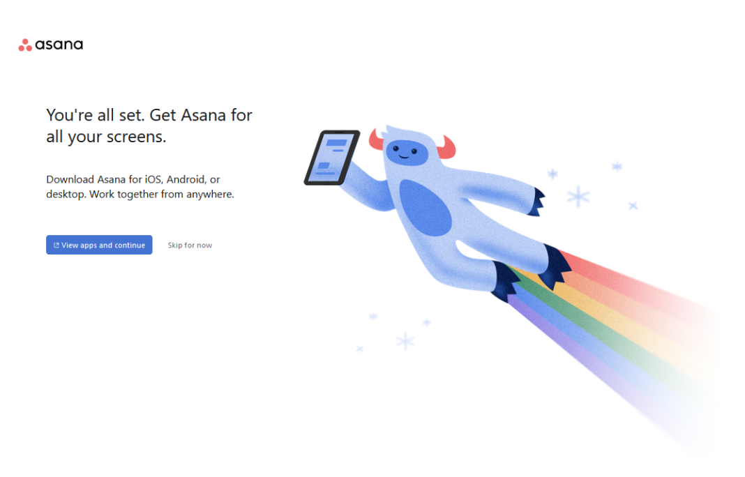 Case 2: step #6 login to Asana