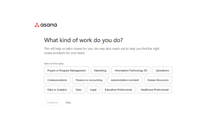 Case 1: step #7 login to Asana