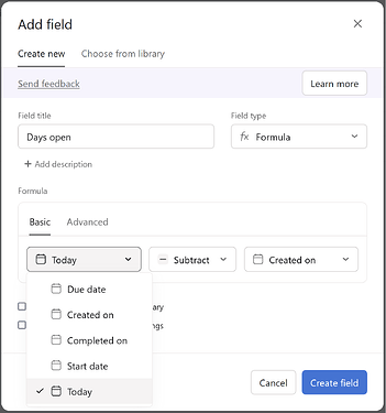Asana function Today