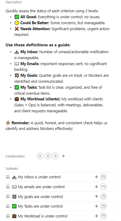 Team Pulse Full Task Example
